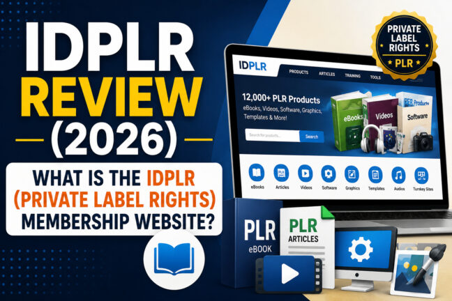 IDPLR (private label rights) membership website